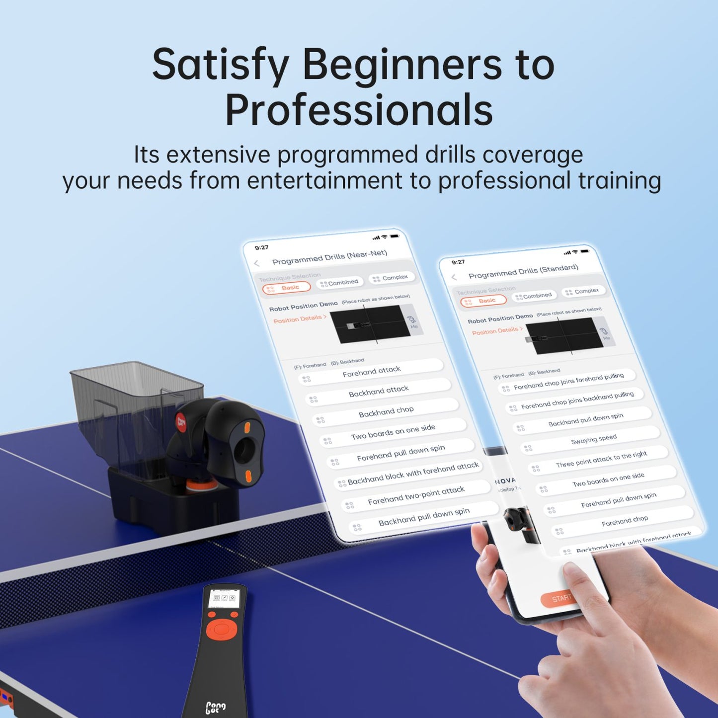 Nova S Pro Table Tennis Robot