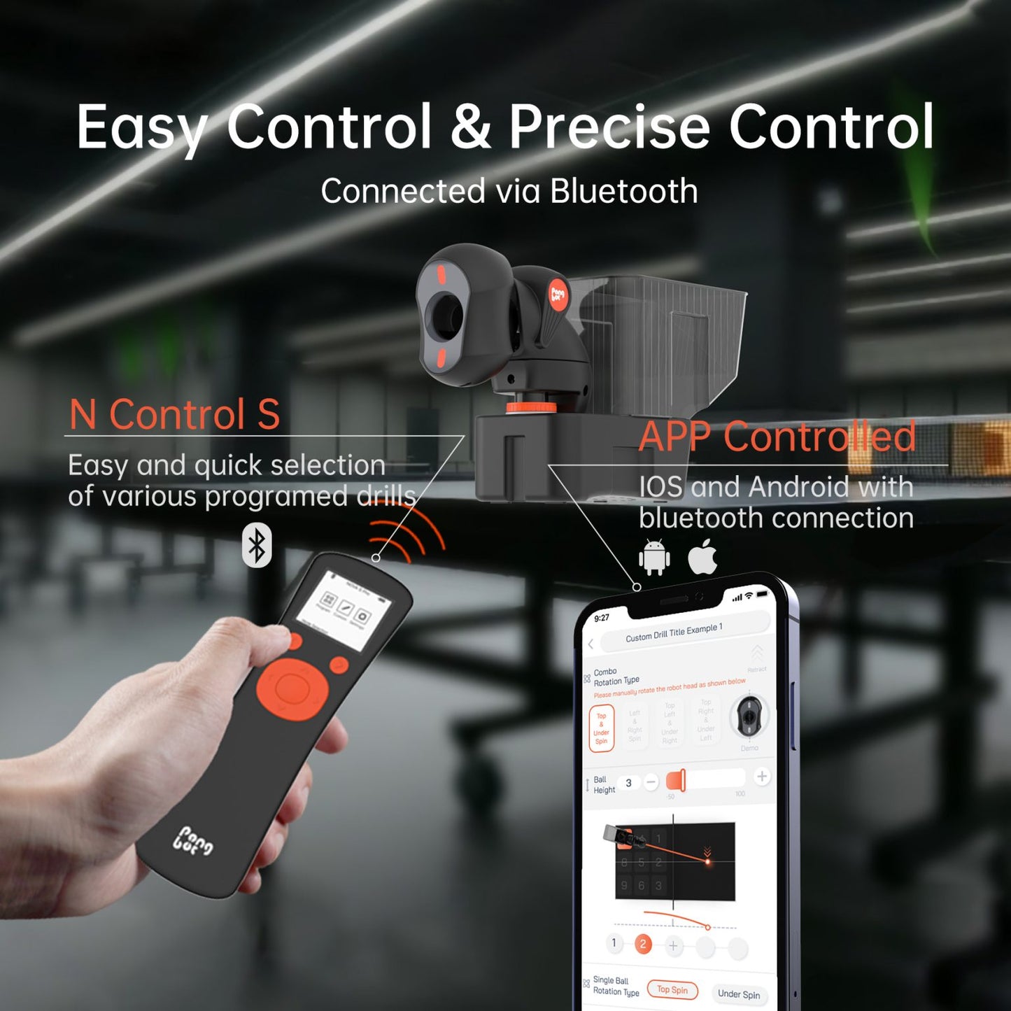Nova S Pro Table Tennis Robot