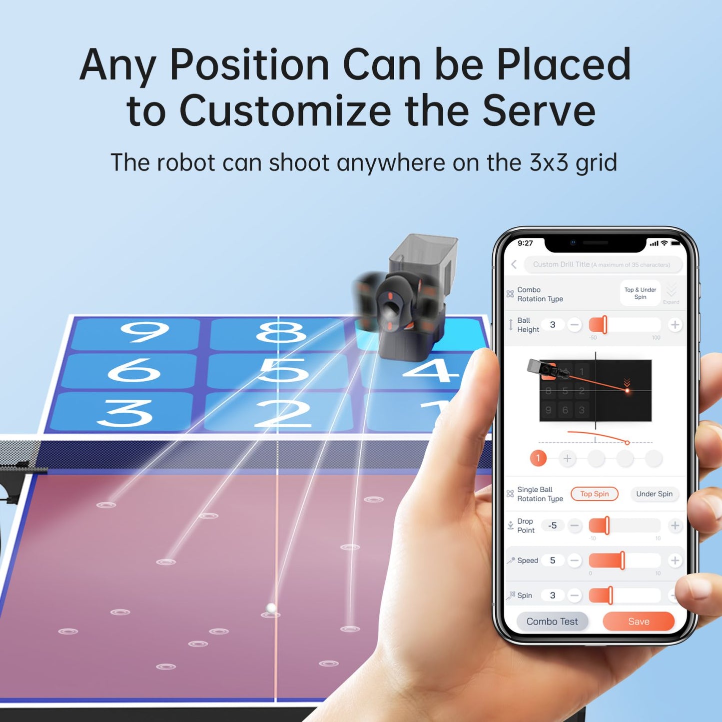 Nova S Pro Table Tennis Robot