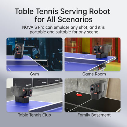 Nova S Pro Table Tennis Robot