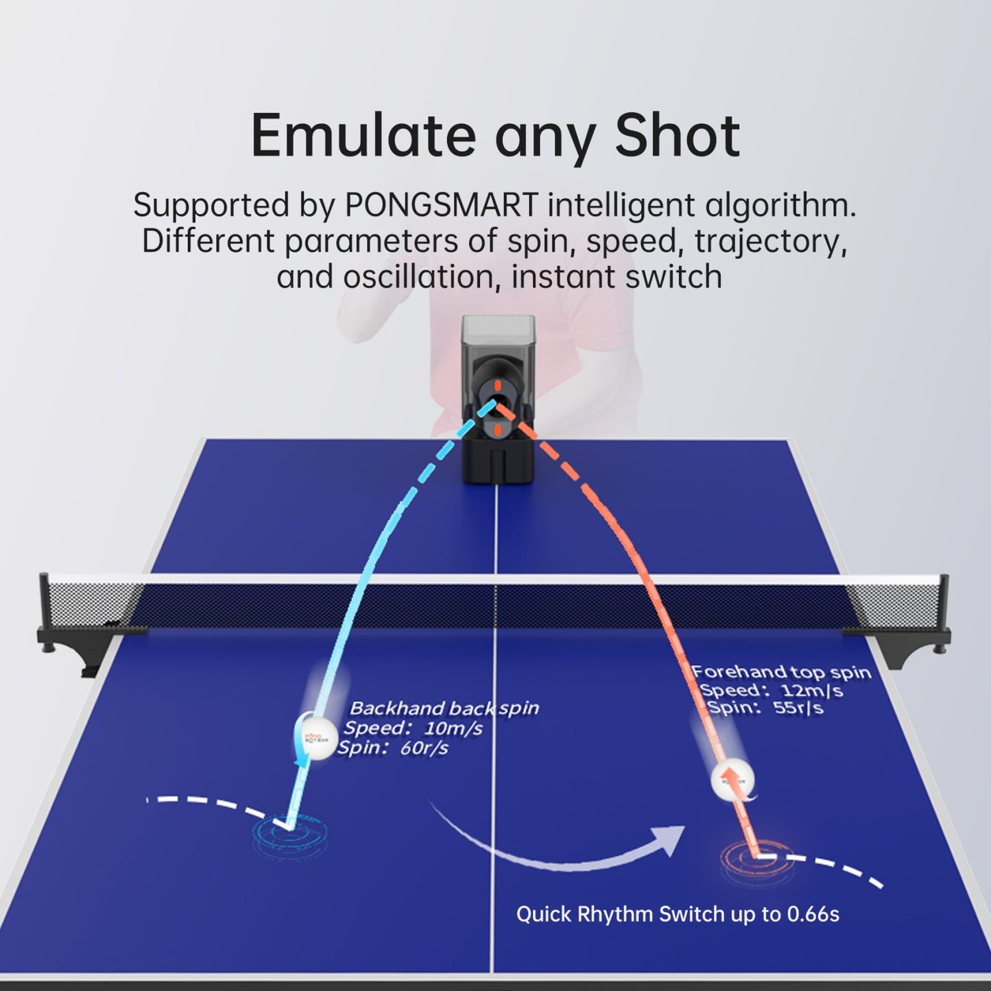 Nova S Pro Table Tennis Robot